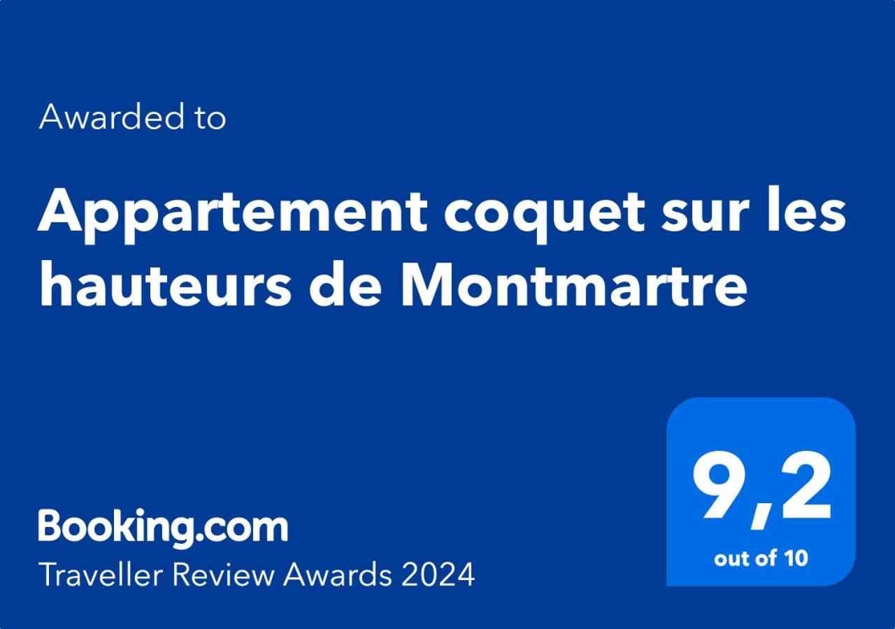 Appartement Coquet Sur Les Hauteurs De Montmartre Paris Eksteriør bilde